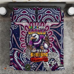 NAIDOC Week 2024 Eagles Bedding Set Mascot Rugby DT02