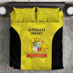 Australia Cricket Bedding Set 2024 World Cup Go Aussie - Gold Version