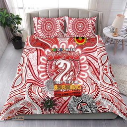 Sydney Swans NAIDOC Week 2024 Bedding Set Mascot Football DT02