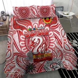 Sydney Swans NAIDOC Week 2024 Bedding Set Mascot Football DT02