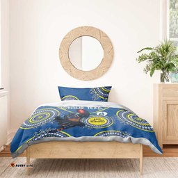 Custom AFL Crows NAIDOC Week Bedding Set Keep The Fire Burning Indigenous Art