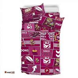 Cane Toads Bedding Set - Team Of Us Die Hard Fan Supporters Comic Style