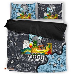 Cronulla-Sutherland Sharks Custom Bedding Set - Australian Big Things Bedding Set