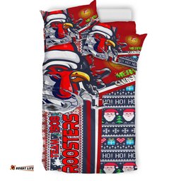 Australia Sydney Christmas Bedding Set - Custom Scratch Sydney Snowflakes Ho Ho Ho Bedding Set