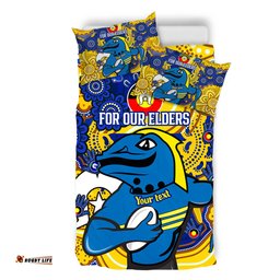 Parramatta Eels Naidoc Week Custom Bedding Set - For Our Elders Home Jersey Bedding Set