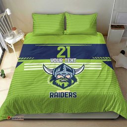 Raiders Rugby Custom Bedding Set The Green Machine Simple Style
