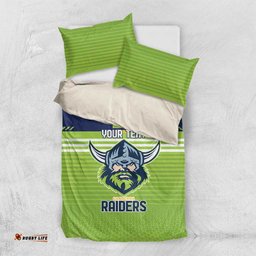 Raiders Rugby Custom Bedding Set The Green Machine Simple Style
