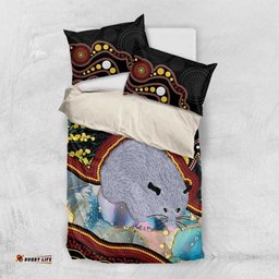 Australia Possum Bedding Set Aboriginal Art Mix Aussie Opal