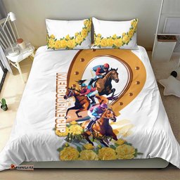Melbourne Cup Australia Bedding Set Horse Racing Happy 164th Anniversary