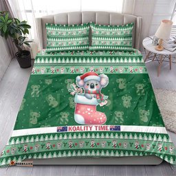 Aussie Koala Bedding Set Merry Christmas