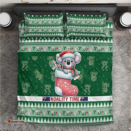 Aussie Koala Bedding Set Merry Christmas