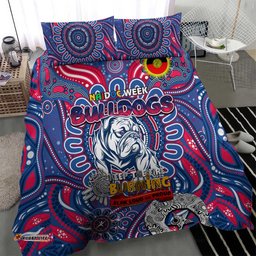 Western Bulldogs NAIDOC Week 2024 Bedding Set Mascot Football DT02
