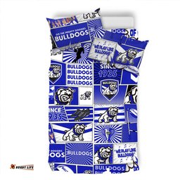 Canterbury-Bankstown Bulldogs Bedding Set - Team Of Us Die Hard Fan Supporters Comic Style