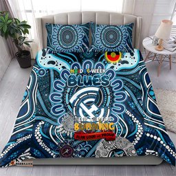 Carlton Blues NAIDOC Week 2024 Bedding Set Mascot Football DT02