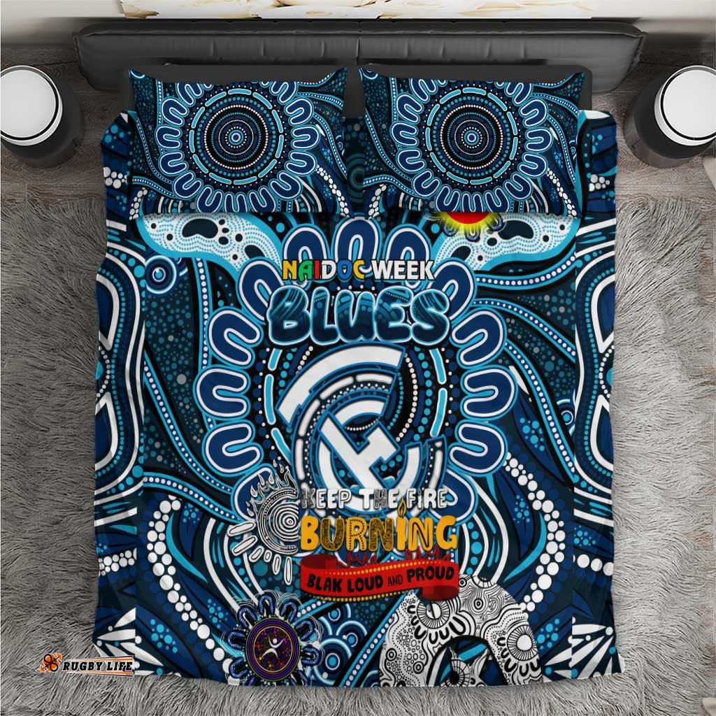 Carlton Blues NAIDOC Week 2024 Bedding Set Mascot Football DT02