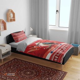 Aussie Kookaburra Bedding Set Merry Christmas Red Style