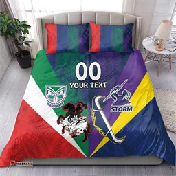 Custom Dragons-Cowboys Combine Storm-Warriors Bedding Set Sport Style Version 02