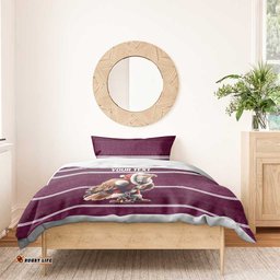 NRL Manly Warringah Christmas Personalised Bedding Set with Sea Eagles Mascot