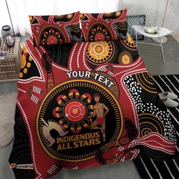 Custom Australia Indigenous Rugby Bedding Set 2024 Aboriginal All Stars