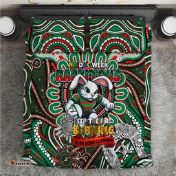 NAIDOC Week 2024 Rabbitohs Bedding Set Mascot Rugby DT02