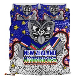 New Zealand Warriors Custom Bedding Set - Team With Dot And Star Patterns For Tough Fan Bedding Set