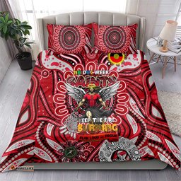 St Kilda Saints NAIDOC Week 2024 Bedding Set Mascot Football DT02