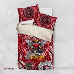 St Kilda Saints NAIDOC Week 2024 Bedding Set Mascot Football DT02