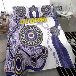 Melbourne Storm Bedding Set - Custom Super Melbourne Storm Bedding Set