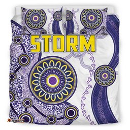 Melbourne Storm Bedding Set - Custom Super Melbourne Storm Bedding Set