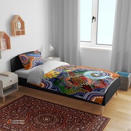 Custom NAIDOC Week 2024 GWS Giants Bedding Set Australia Aboriginal Dot Painting DT02
