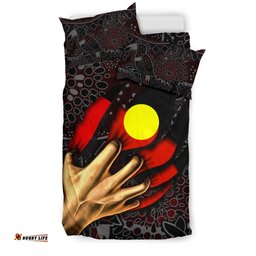 Australia Aboriginal Inspired Bedding Set - Aboriginal Inspired Blood In Me