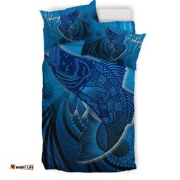Australia Aboriginal Inspired Bedding Set - Fish Dreaming Paintings