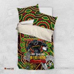 NAIDOC Week 2024 Panthers Bedding Set Mascot Rugby DT02