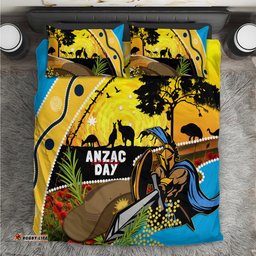 Titans Rugby ANZAC Day Bedding Set GLD Mascot Rosemary Starry Night
