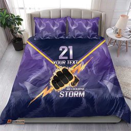 NRL Storm Custom Bedding Set Minimalism Style