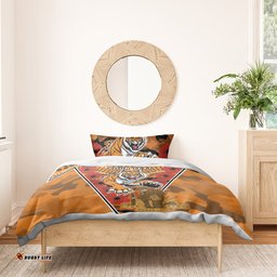 Custom Wests Tigers Rugby ANZAC Bedding Set Aboriginal and Army Patterns