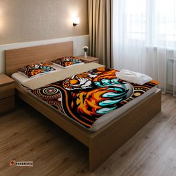 Australia Tigers Custom Indigenous Bedding Set - This is My Jungle Style
