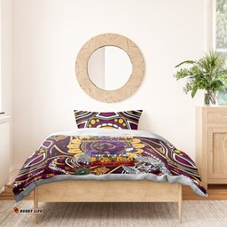 NAIDOC Week 2024 Broncos Bedding Set Mascot Rugby DT02