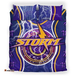 Melbourne Storm Bedding Set - Indigenous Melbourne Storm Bedding Set