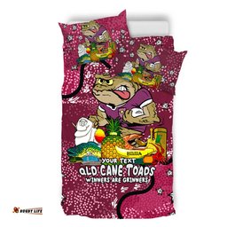 Queensland Cane Toads Custom Bedding Set - Australian Big Things Bedding Set
