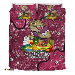 Queensland Cane Toads Custom Bedding Set - Australian Big Things Bedding Set