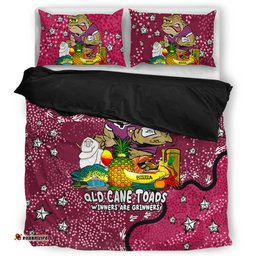 Queensland Cane Toads Custom Bedding Set - Australian Big Things Bedding Set