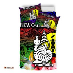 Amazing Aussie Australia South Sea Islanders I'm New Caledonian In Polynesian Style With Tropical Hibiscus Flowers Bedding Set