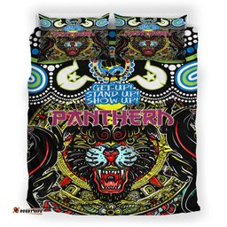 Penrith Panthers Naidoc Custom Bedding Set - Indigenous Penrith Panthers Naidoc Week Celebrations Vintage Style