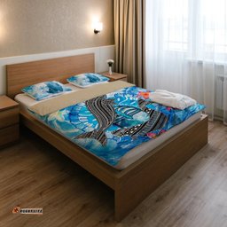 Amazing Aussie Australia Torres Strait Sea, Dhari And Dugongs Bedding Set