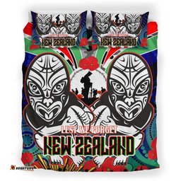 Amazing Aussie New Zealand Warriors Anzac Maori Mask and Aboriginal Inspired Bedding Set