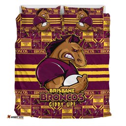Amazing Aussie Brisbane Broncos Champion���s Pride Comic Style Bedding Set