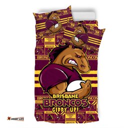 Amazing Aussie Brisbane Broncos Champion���s Pride Comic Style Bedding Set
