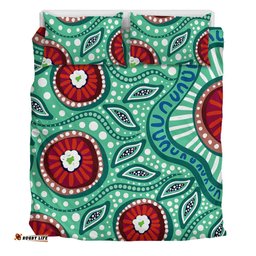 Amazing Aussie Australia Aboriginal Dot Painting Artwork Bedding Set