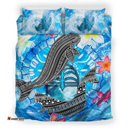 Australia Torres Strait Bedding Set - Sea, Dhari And Dolphin